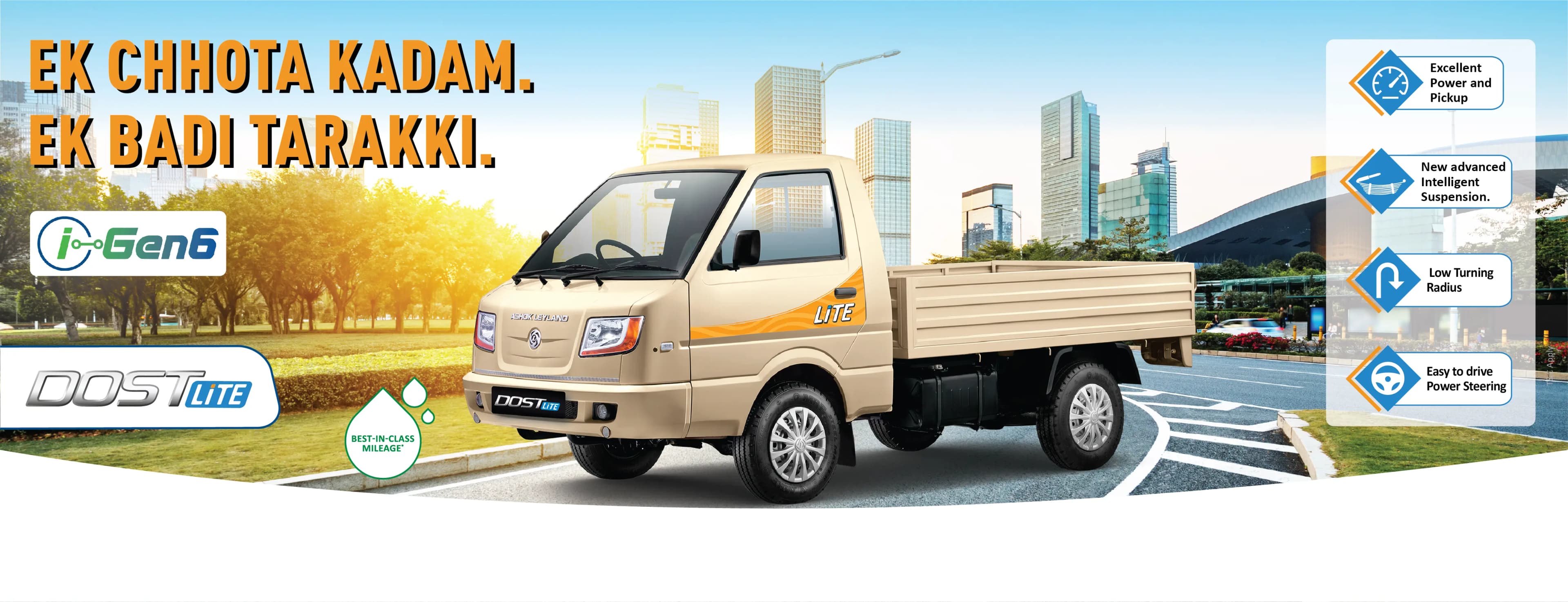 Ashok Leyland Dost LiTE Banner